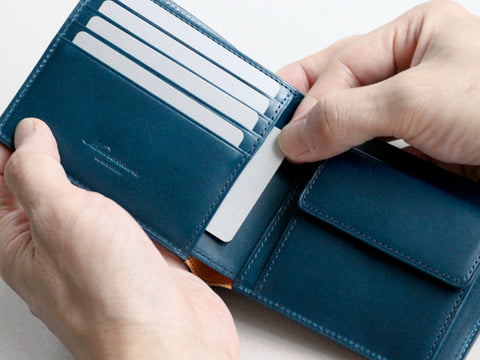 Bi-fold wallet “Feel Coin”  小銭入れ付き二つ折り財布